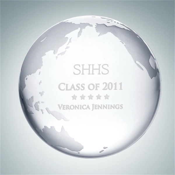 Crystal glass clear flat bottom ocean globe.... from ASI 47791 Best Deal Awards