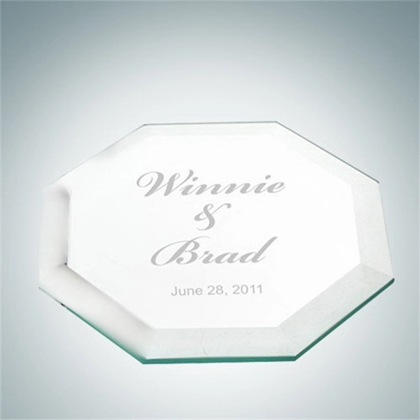 Octagon glass coaster single.... from ASI 47791 Best Deal Awards / Best Deal Awards