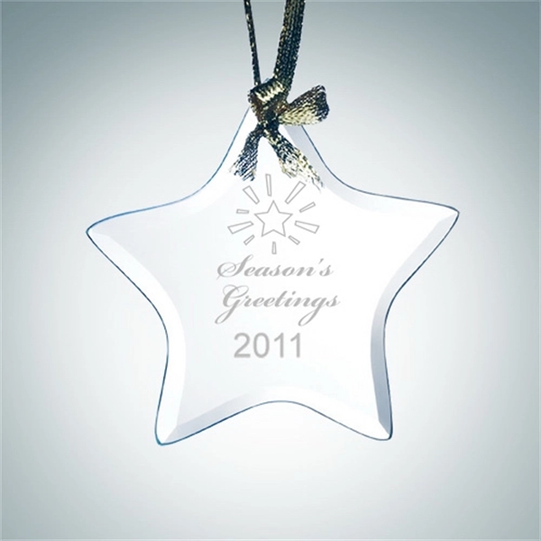 3 3/4" x 3 3/4" x 1/8" beveled star jade glass... from ASI 47791 Best Deal Awards / Best Deal Awards