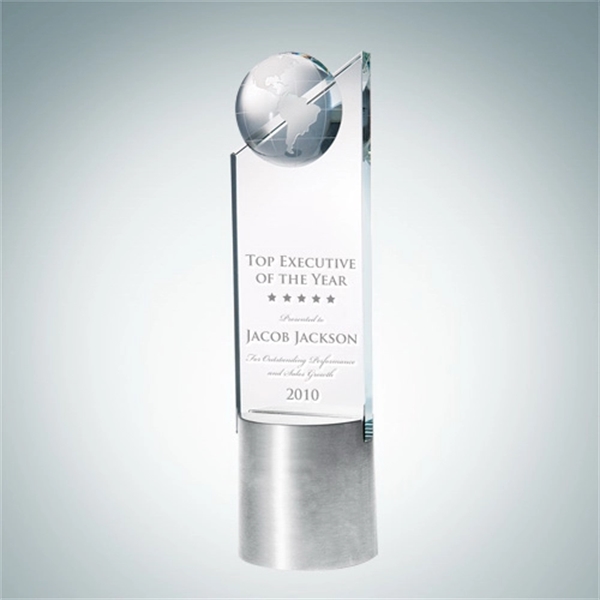 Globe clear glass pinnacle.... from ASI 47791 Best Deal Awards / Best Deal Awards