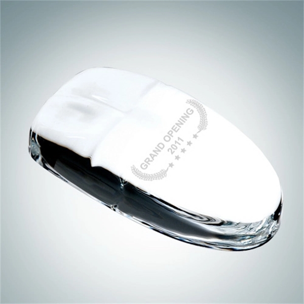 Apple molten glass with black aluminum base.... from ASI 47791 Best Deal Awards / Best Deal Awards