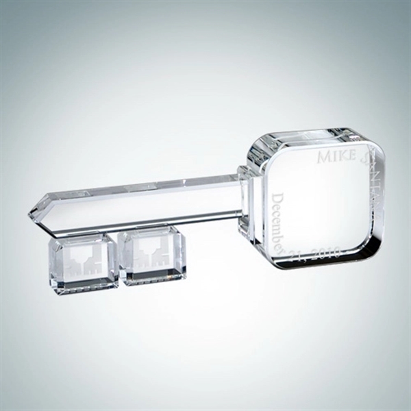 Crystal glass key to success award.... from ASI 47791 Best Deal Awards