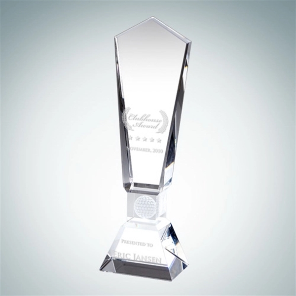 Crystal glass global golf.... from ASI 47791 Best Deal Awards