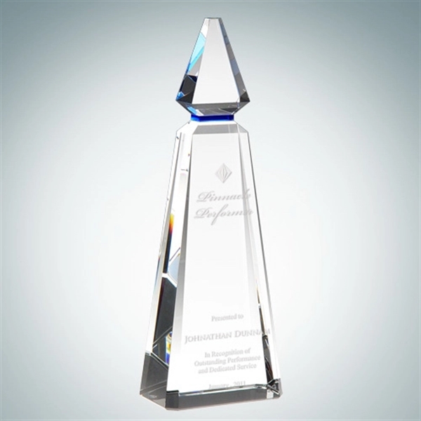 Crystal glass award with ample room for customization.... from ASI 47791 Best Deal Awards / Best Deal Awards
