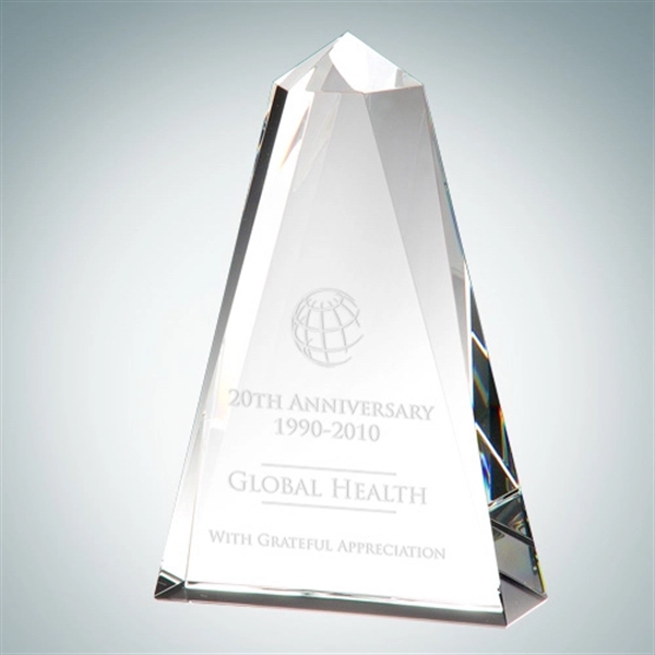 Big top crystal glass award.... from ASI 47791 Best Deal Awards / Best Deal Awards