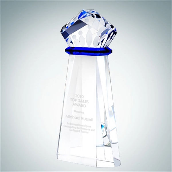 Crown achievement crystal glass award.... from ASI 47791 Best Deal Awards / Best Deal Awards