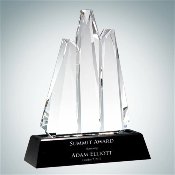 Reach for the summit crystal glass award.... from ASI 47791 Best Deal Awards / Best Deal Awards