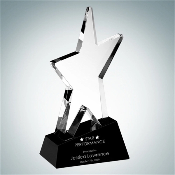 Superstar crystal glass award.... from ASI 47791 Best Deal Awards / Best Deal Awards