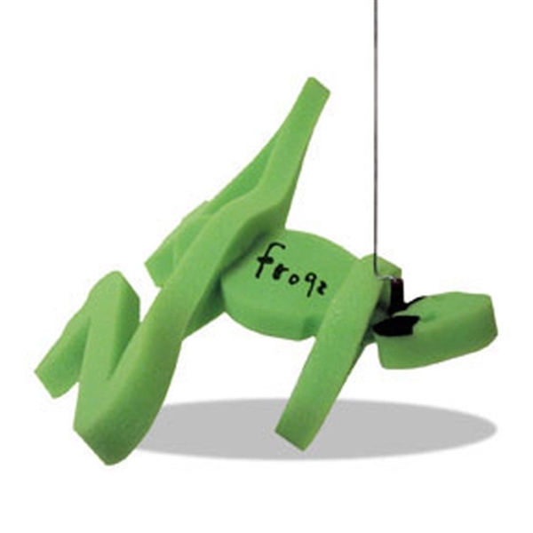 Foam Frog Toy Novelty on a leash... from ASI 54886 Foamworx / FoamWorx