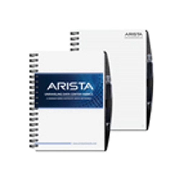 7" x 10" Full Color Journal with pen and imprint on... from ASI 50873 Drum-Line / Drum-line Inc