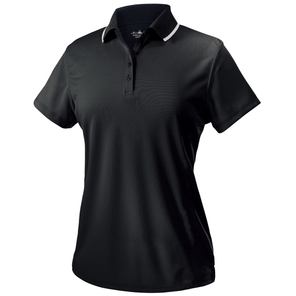 Women's classic 100% polyester pique knit wicking polo shirt with TopShield™... from ASI 44620 Charles River Apparel