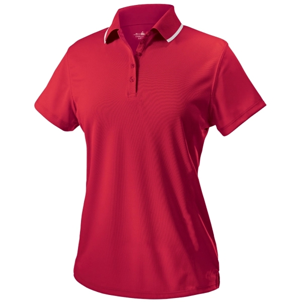 Women's classic 100% polyester pique knit wicking polo shirt with TopShield™... from ASI 44620 Charles River Apparel
