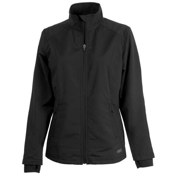 Women's single-layer soft shell jacket with princess seams.... from ASI 44620 Charles River Apparel