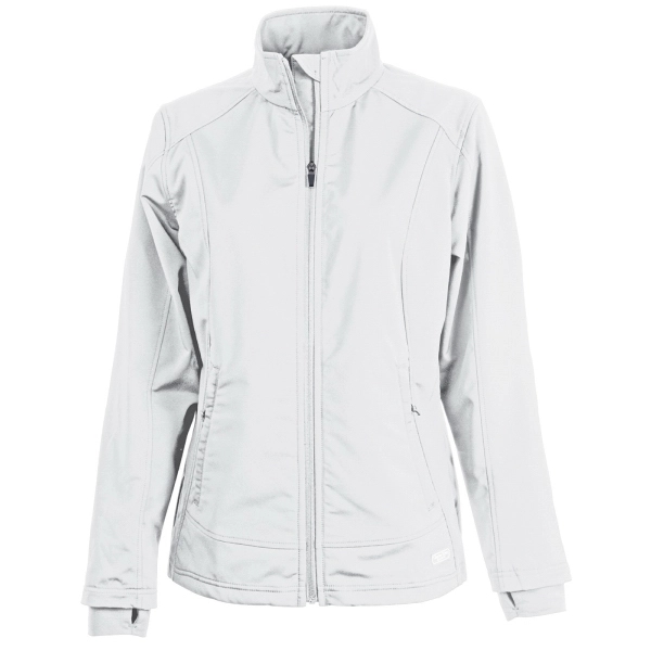 Women's single-layer soft shell jacket with princess seams.... from ASI 44620 Charles River Apparel
