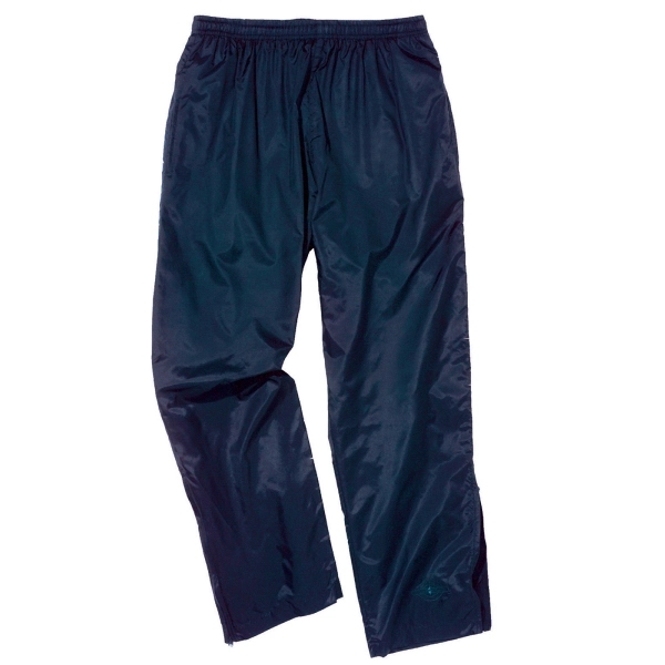 Youth sized, wind and water-resistant nylon open hem pants lined with... from ASI 44620 Charles River Apparel