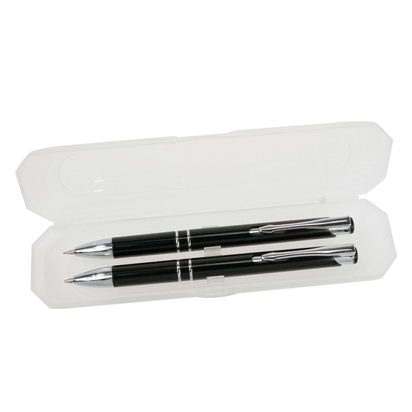 Gift set that includes a pen, a mechanical pencil and a... from ASI 42920 Busrel Inc