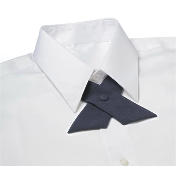 Light navy poplin crossover covered button.... from ASI 98085 Wolfmark