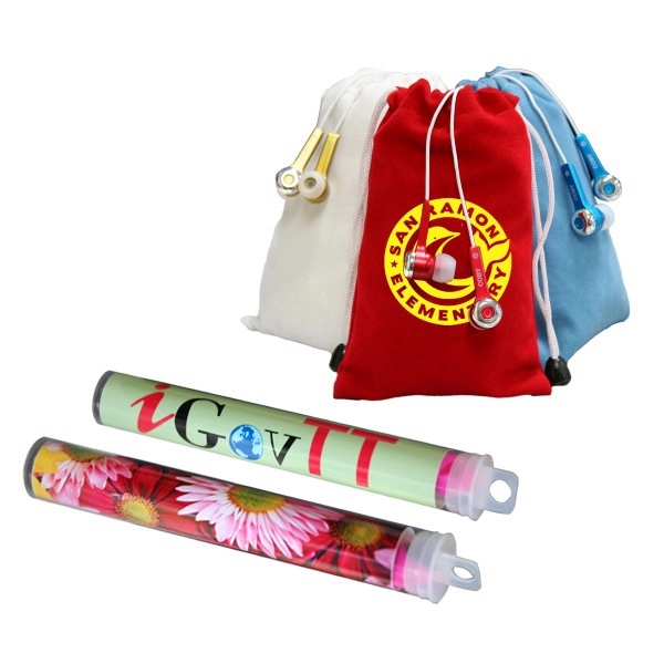 Comfort flat-wire earphones with customization.... from ASI 39820 Opusline (Benmex) / Opus Line