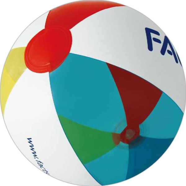 Inflatable translucent multi-color beach ball. Size 16" deflated., Phthalate Free PVC... from ASI 31977 Adline Industries Inc