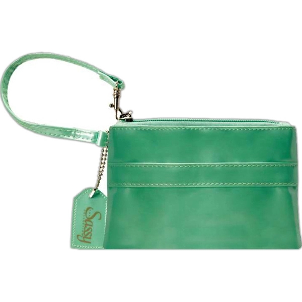 Small wristlet zippered bag with removable tag.... from ASI 31977 Adline Industries Inc