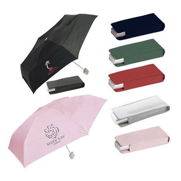 Nylon pocket umbrella with matching case, 42" arc.... from ASI 31570 Advantage Industries / AdVantage Line®