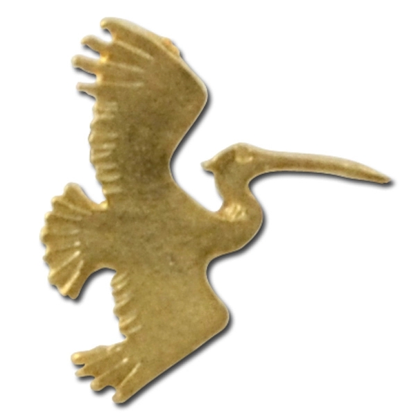 Pelican in flight lapel pin. Blank.... from ASI 96235 Wehr Industries Inc