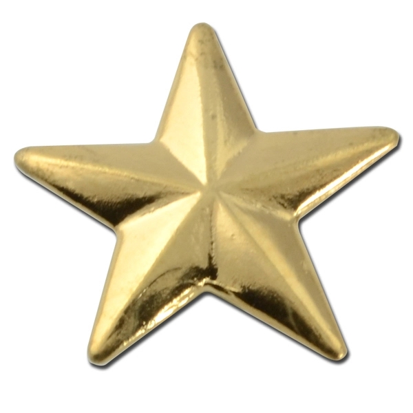 Five point beveled star lapel pin. Blank.... from ASI 96235 Wehr Industries Inc