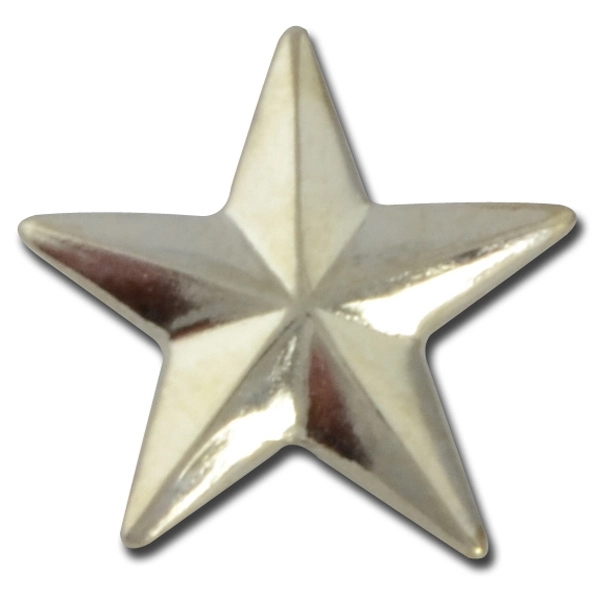 Five point beveled star lapel pin. Blank.... from ASI 96235 Wehr Industries Inc