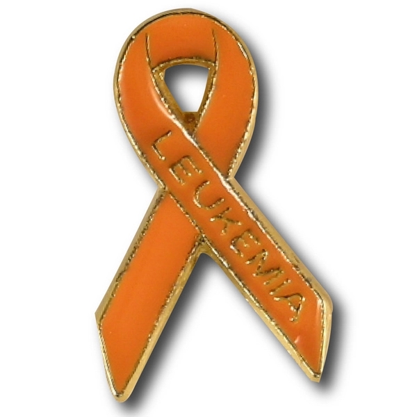 Orange enameled leukemia awareness lapel pin. Blank.... from ASI 96235 Wehr Industries Inc