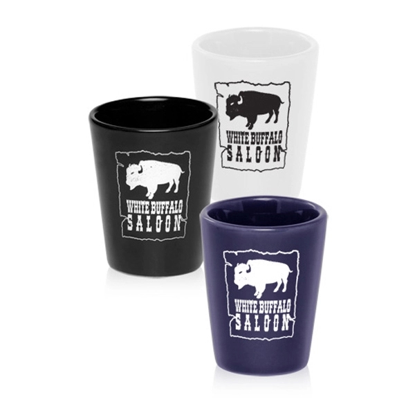 2 oz. ceramic shot glass.... from ASI 39552 BEL Promo