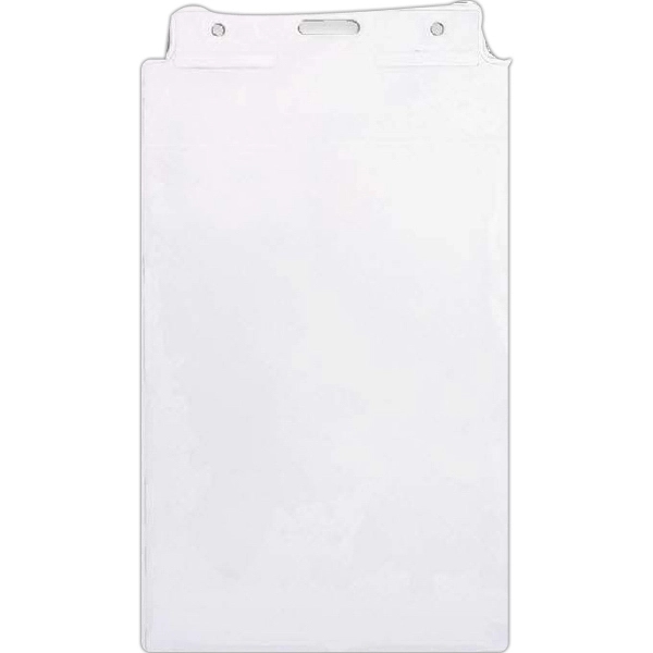 Vertical badge holder, holds 3 1/2" x 5" size badge.... from ASI 68707 Marathon Mfg & Supply Co.