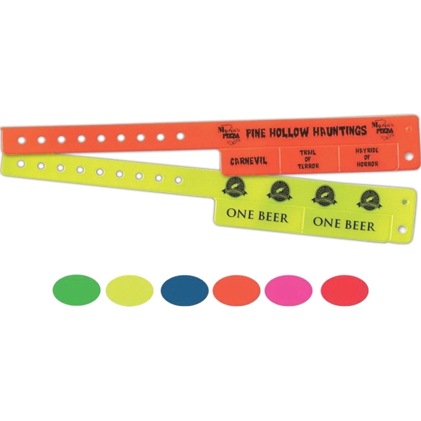 Printed cash tag wristbands... from ASI 68707 Marathon Mfg & Supply Co.