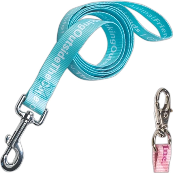 Sublimated pet leash, 63" long x 1".... from ASI 68707 Marathon Mfg & Supply Co.