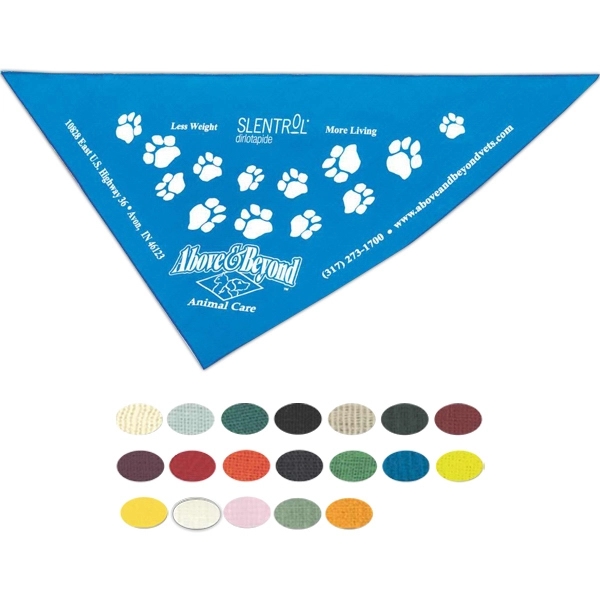 Printed triangular rally flag, 14" x 14" x 18".... from ASI 68707 Marathon Mfg & Supply Co.