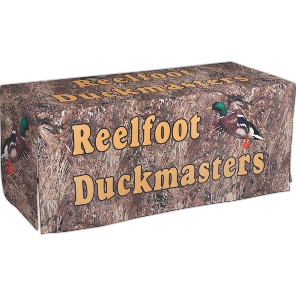 7 oz. woven polyester digital 6' flat table cover.... from ASI 68707 Marathon Mfg & Supply Co.