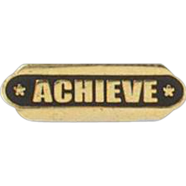 Stock die struck lapel pin with butterfly clutch. Blank.... from ASI 93235 Valley Casting Inc