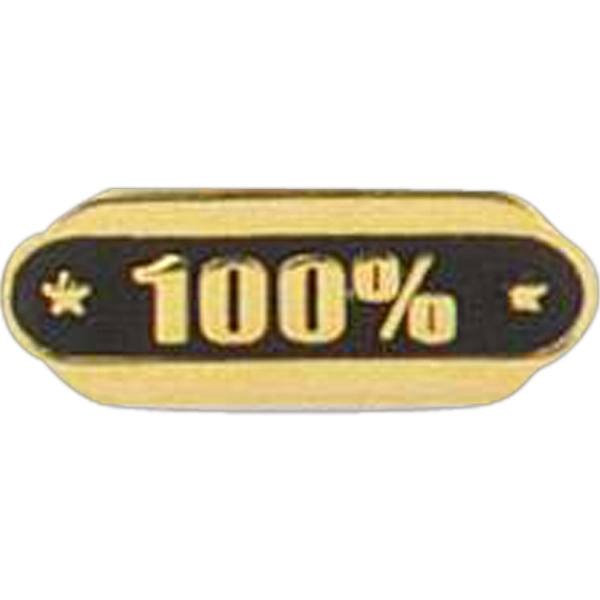 Stock die struck lapel pin with butterfly clutch. Blank.... from ASI 93235 Valley Casting Inc