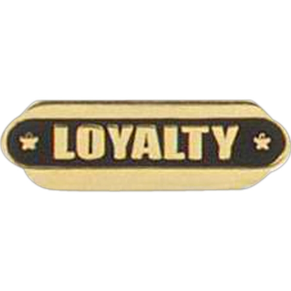 Stock die struck lapel pin with butterfly clutch. Blank.... from ASI 93235 Valley Casting Inc