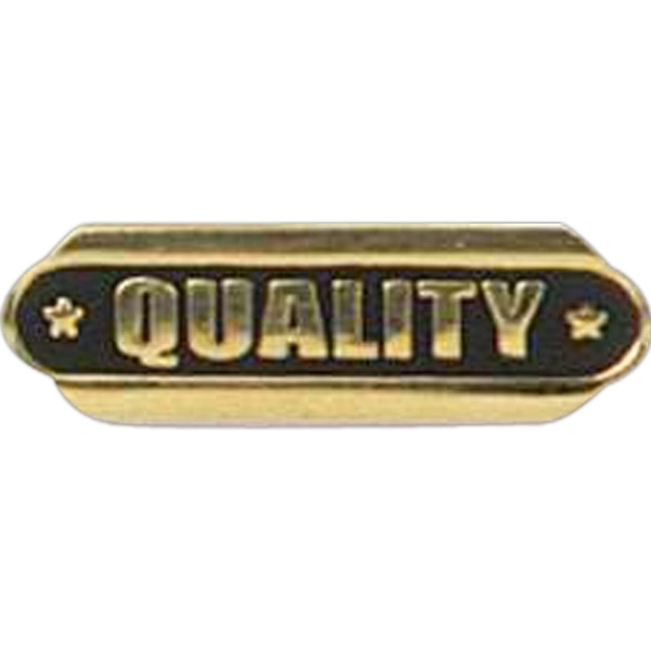 Stock die struck lapel pin with butterfly clutch. Blank.... from ASI 93235 Valley Casting Inc