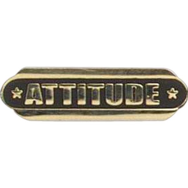 Stock die struck lapel pin with butterfly clutch. Blank.... from ASI 93235 Valley Casting Inc