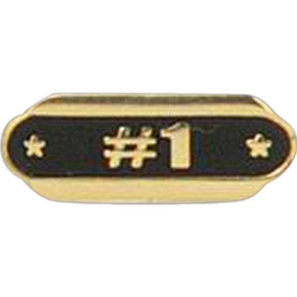 Stock die struck lapel pin with butterfly clutch. Blank.... from ASI 93235 Valley Casting Inc