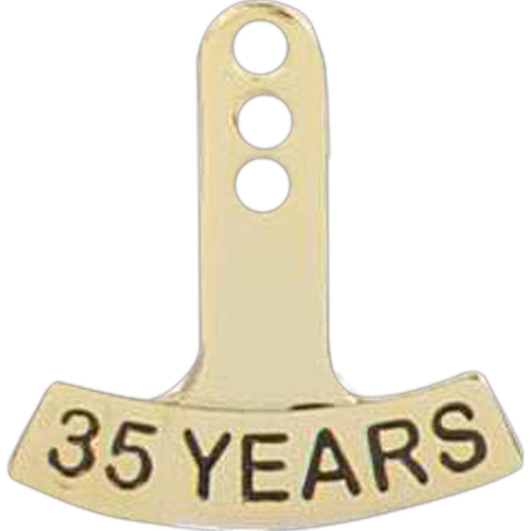 Stock die struck pendulum lapel pin with butterfly clutch. Blank.... from ASI 93235 Valley Casting Inc