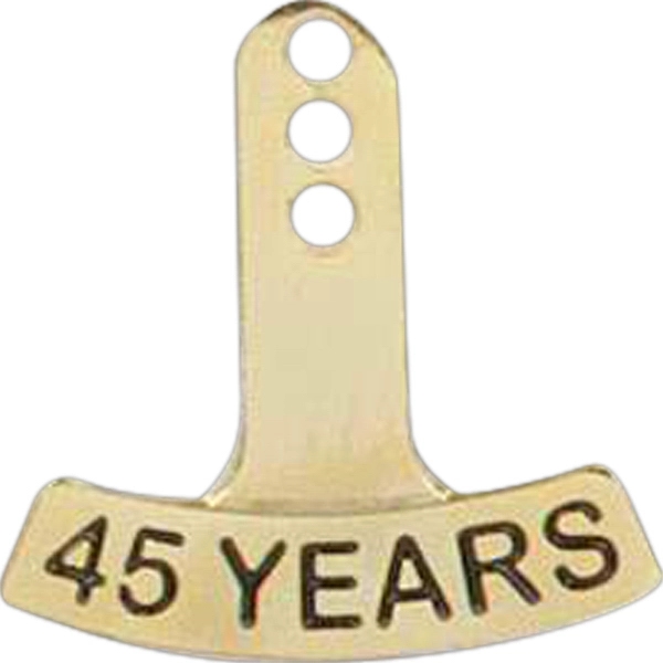 Stock die struck pendulum lapel pin with butterfly clutch. Blank.... from ASI 93235 Valley Casting Inc