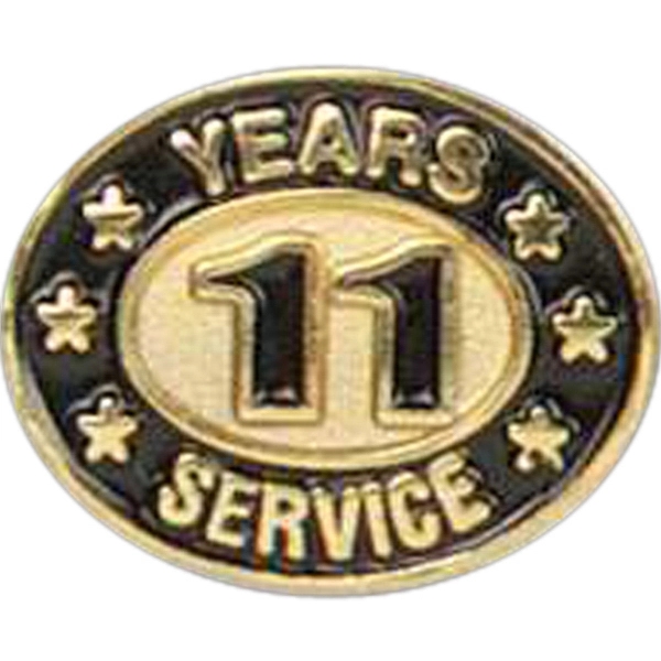 Years of service die struck lapel pin with butterfly clutch. Blank.... from ASI 93235 Valley Casting Inc