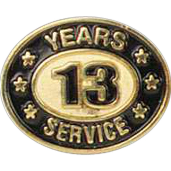 Years of service die struck lapel pin with butterfly clutch. Blank.... from ASI 93235 Valley Casting Inc