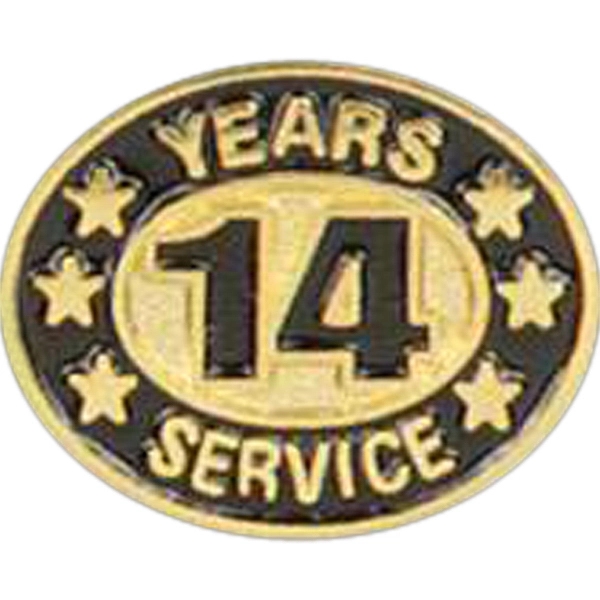 Years of service die struck lapel pin with butterfly clutch. Blank.... from ASI 93235 Valley Casting Inc