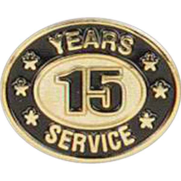 Years of service die struck lapel pin with butterfly clutch. Blank.... from ASI 93235 Valley Casting Inc