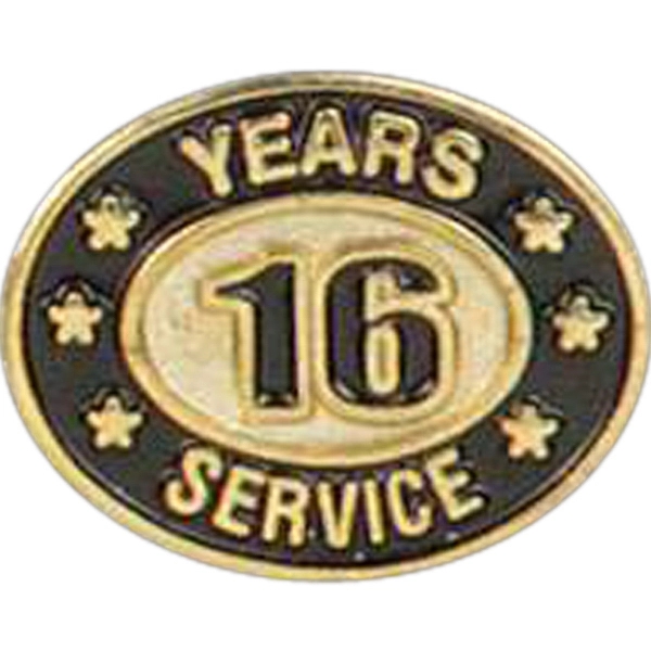 Years of service die struck lapel pin with butterfly clutch. Blank.... from ASI 93235 Valley Casting Inc