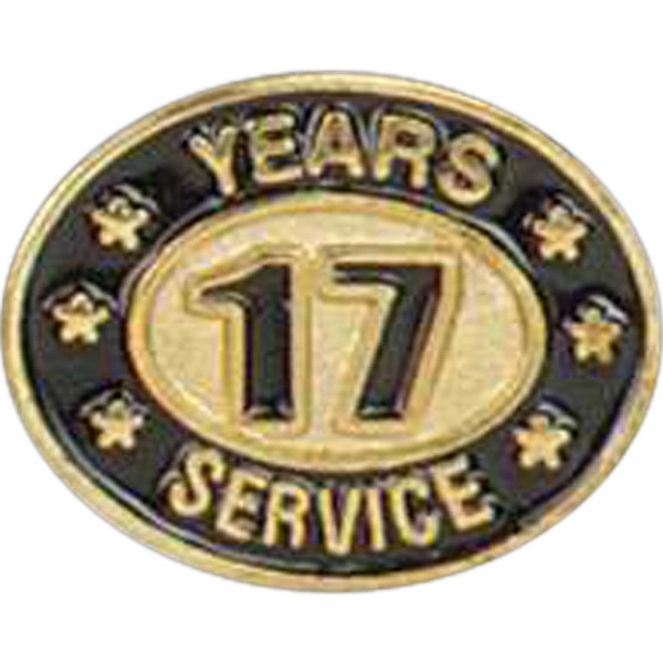 Years of service die struck lapel pin with butterfly clutch. Blank.... from ASI 93235 Valley Casting Inc