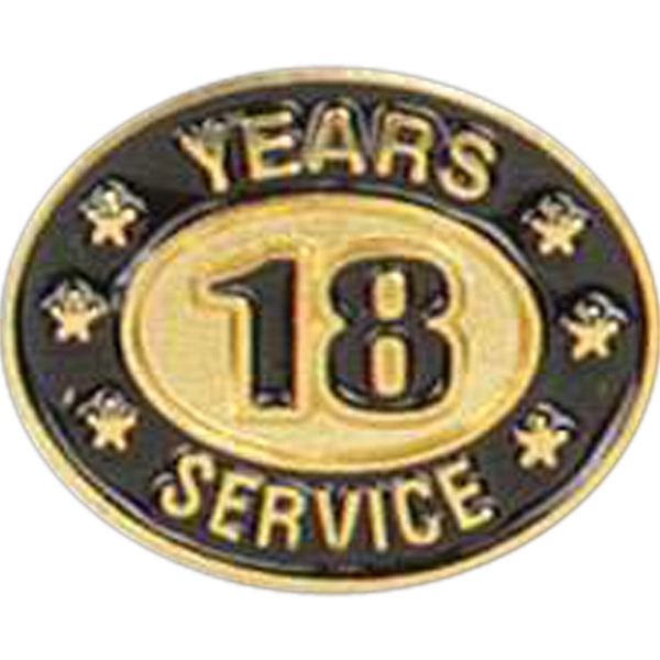 Years of service die struck lapel pin with butterfly clutch. Blank.... from ASI 93235 Valley Casting Inc